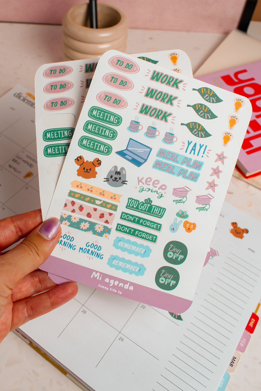 Mi Agenda Stickers