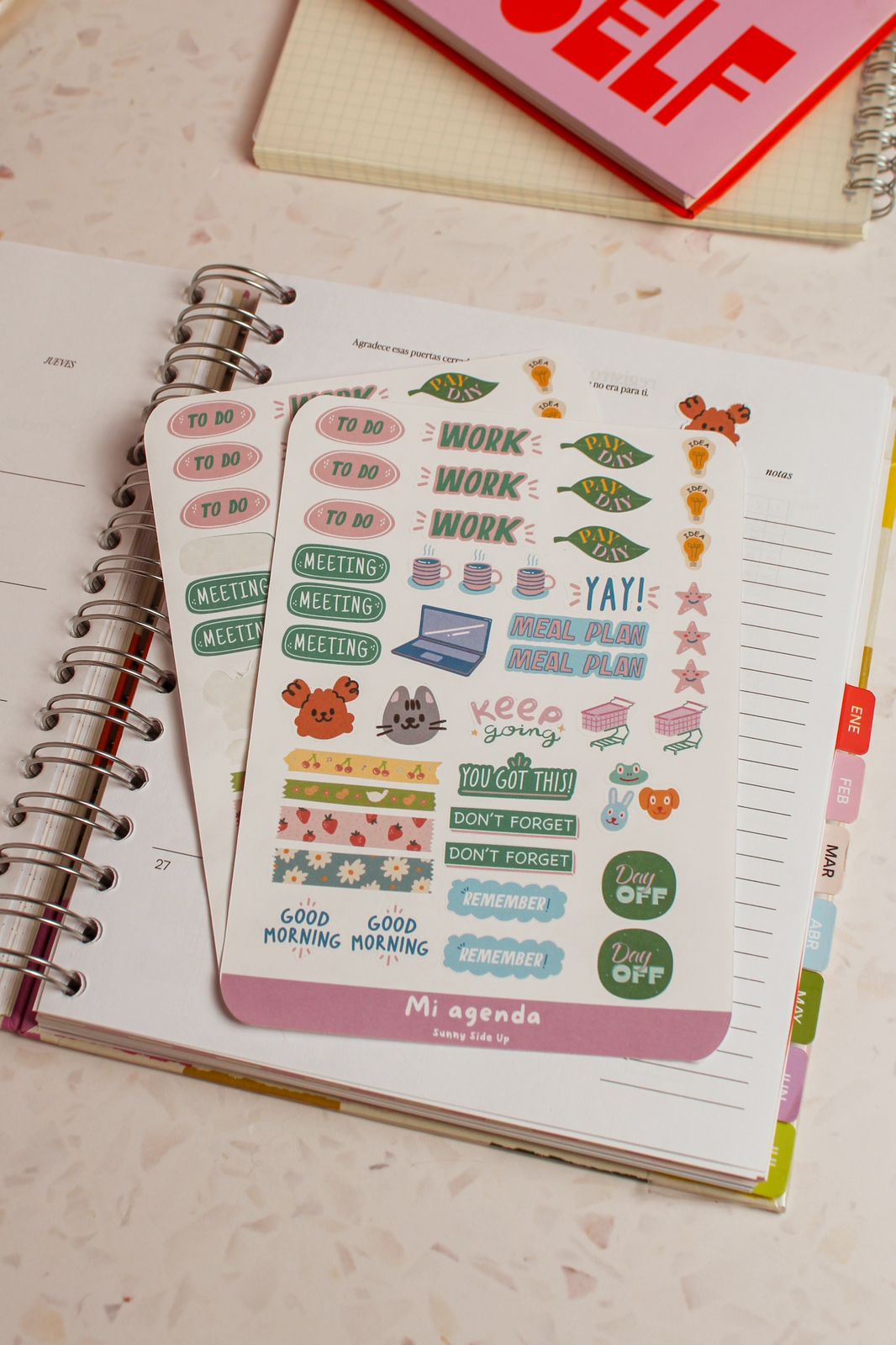 Mi Agenda Stickers