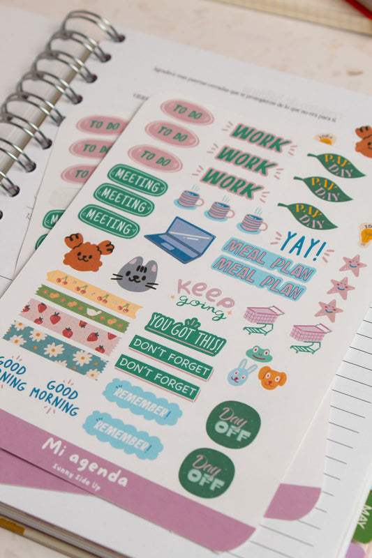Mi Agenda Stickers