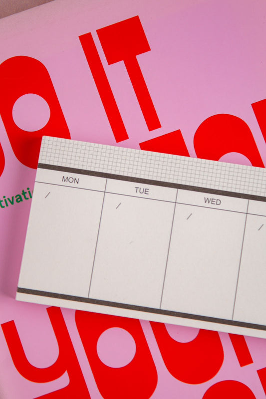 Notepad Semanal Minimalista