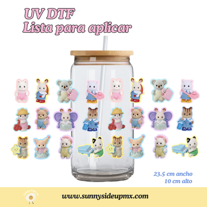 Etiqueta UV DTF Para Vaso 16 oz | Ternurines
