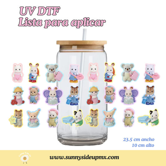 Etiqueta UV DTF Para Vaso 16 oz | Ternurines