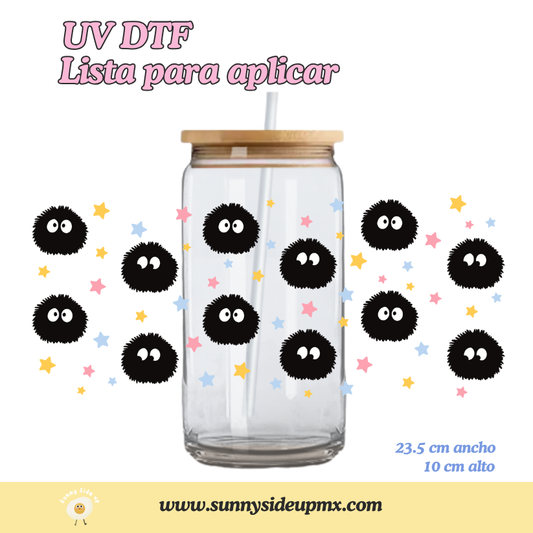 Etiqueta UV DTF Para Vaso 16 oz | Pequeños Susuwataris