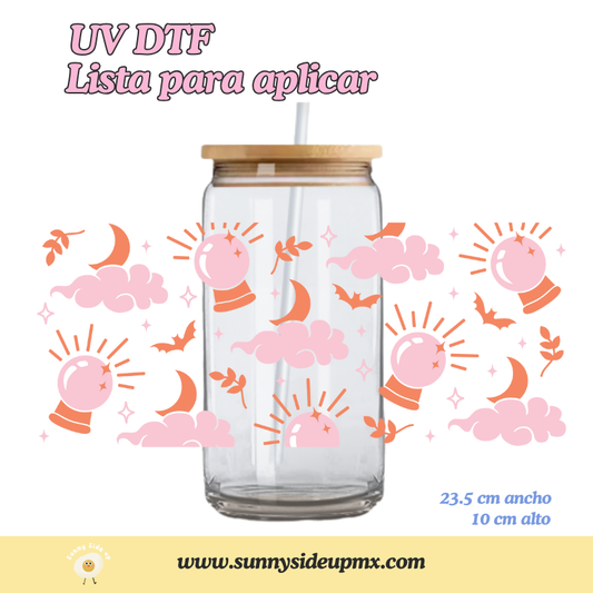 Etiqueta UV DTF Para Vaso 16 oz | Bolita Mágica