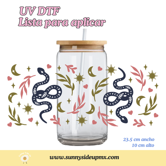 Etiqueta UV DTF Para Vaso 16 oz | Witchy Cup