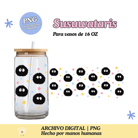 Susuwataris Diseño Para Vaso de 16Oz [Archivo Digital]