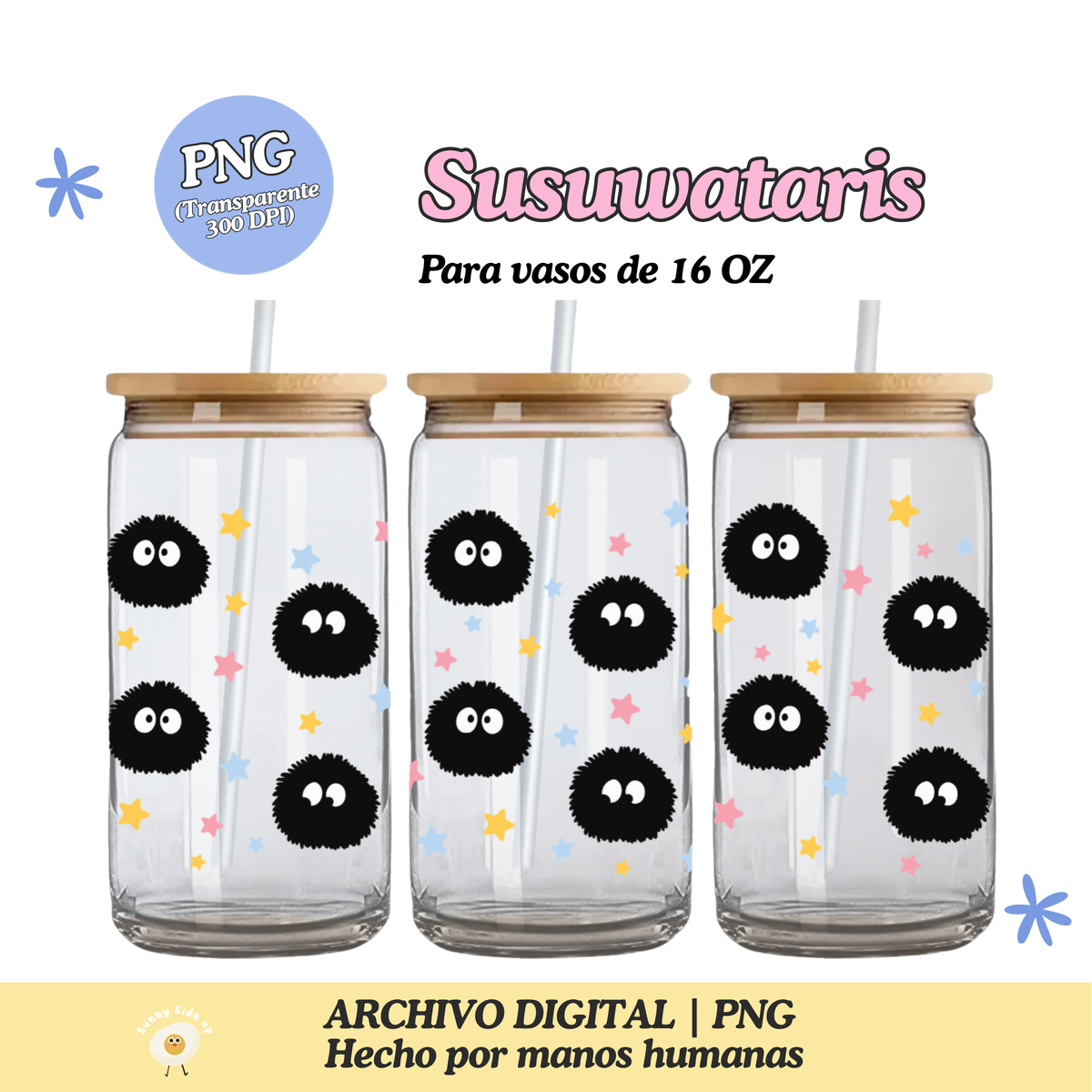 Susuwataris Diseño Para Vaso de 16Oz [Archivo Digital]