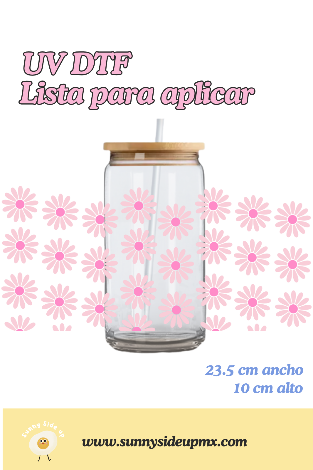 Etiqueta UV DTF Para Vaso 16 oz | Full Margaritas