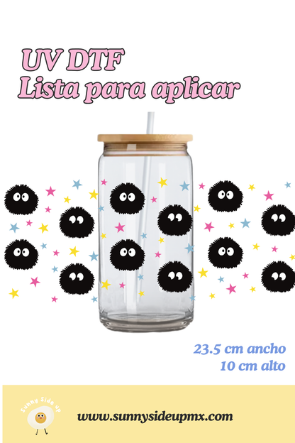 Etiqueta UV DTF Para Vaso 16 oz | Pequeños Susuwataris