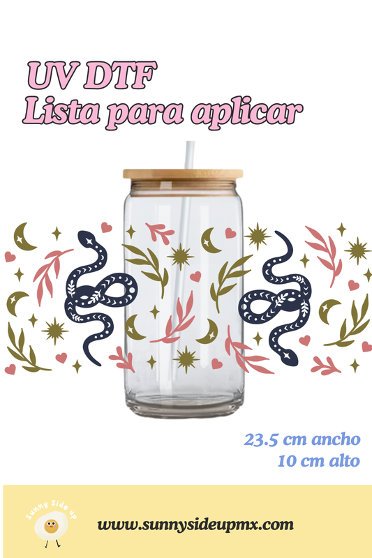 Etiqueta UV DTF Para Vaso 16 oz | Witchy Cup