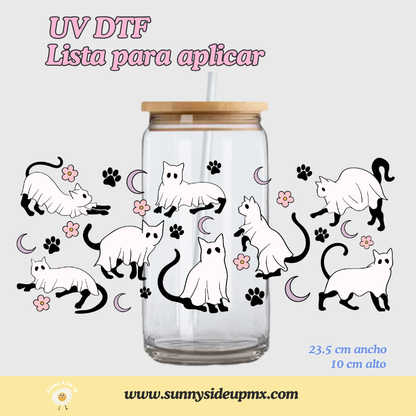 Etiqueta UV DTF Para Vaso 16 oz | Michi Halloween