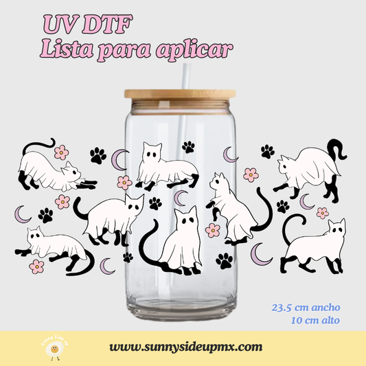 Etiqueta UV DTF Para Vaso 16 oz | Michi Halloween