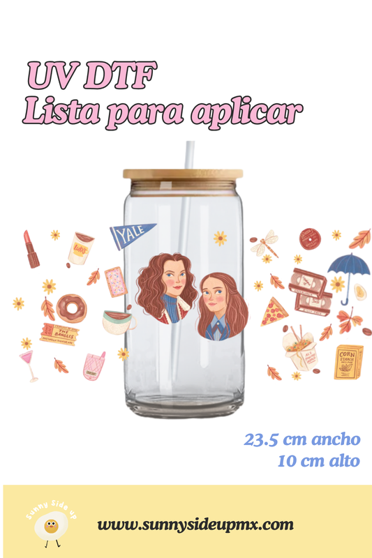 Etiqueta UV DTF Para Vaso 16 oz | Gilmore Girls