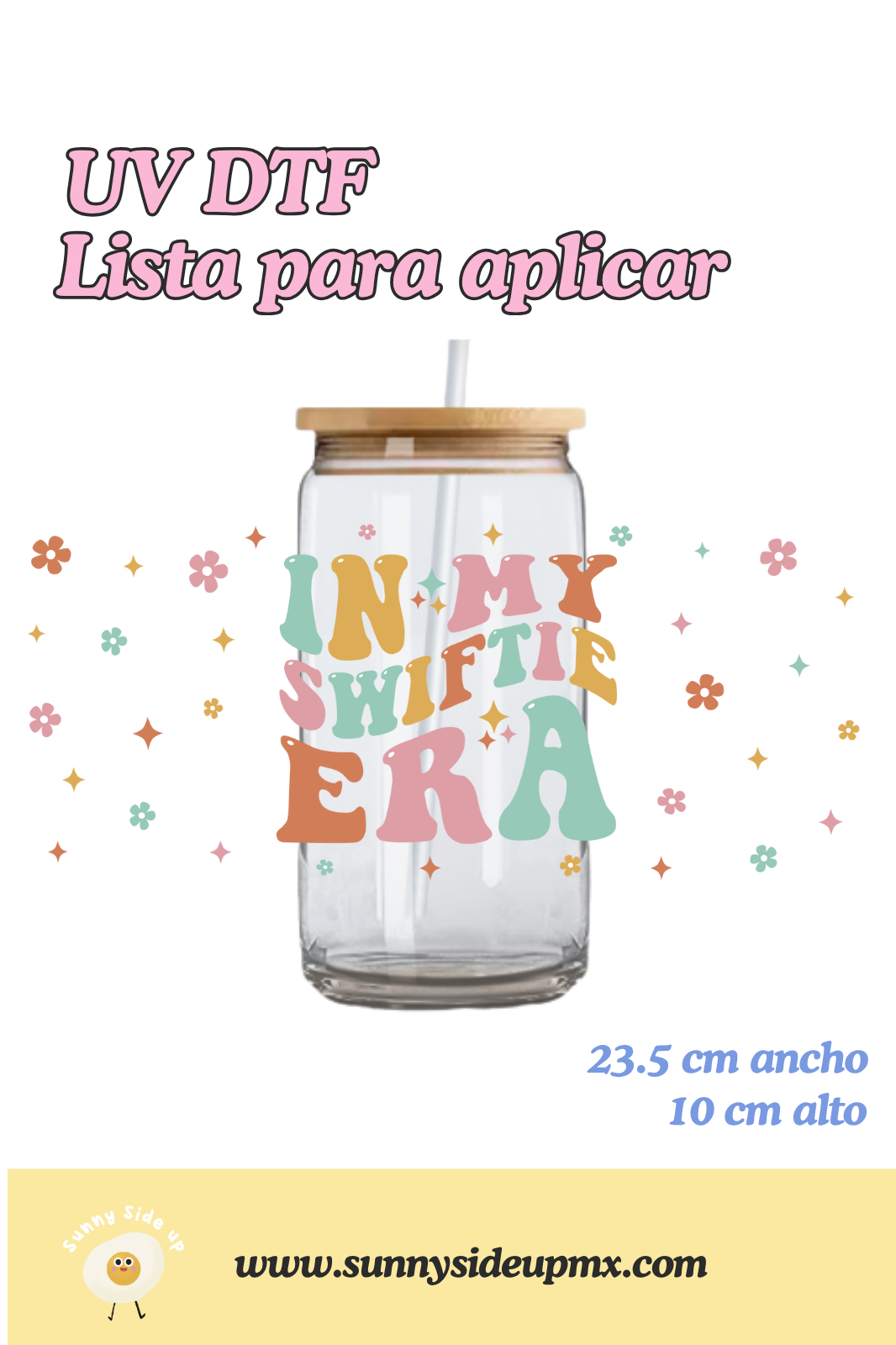 Etiqueta UV DTF Para Vaso 16 oz | Swiftie Era