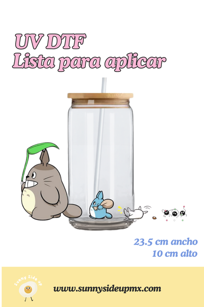 Etiqueta UV DTF Para Vaso 16 oz | Totoro