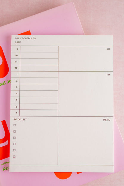 Notepad To do list diario minimalista